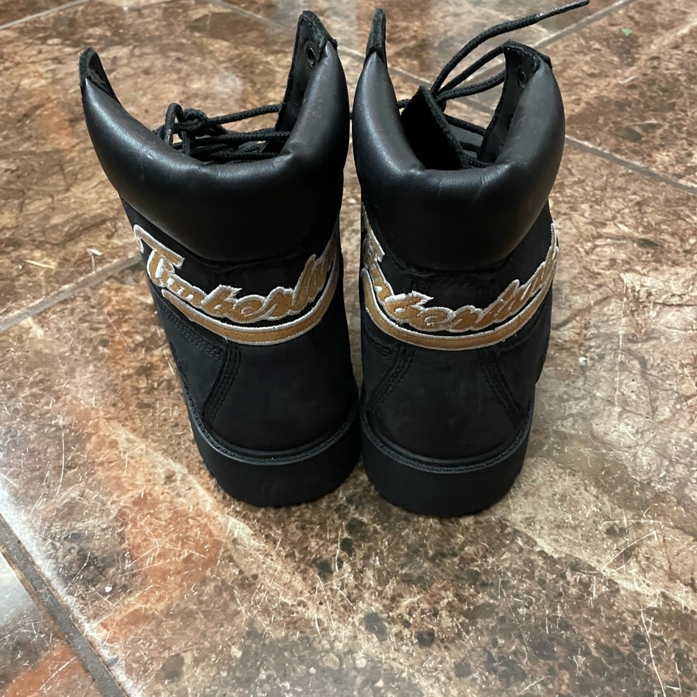 Timberland mens boots black rare